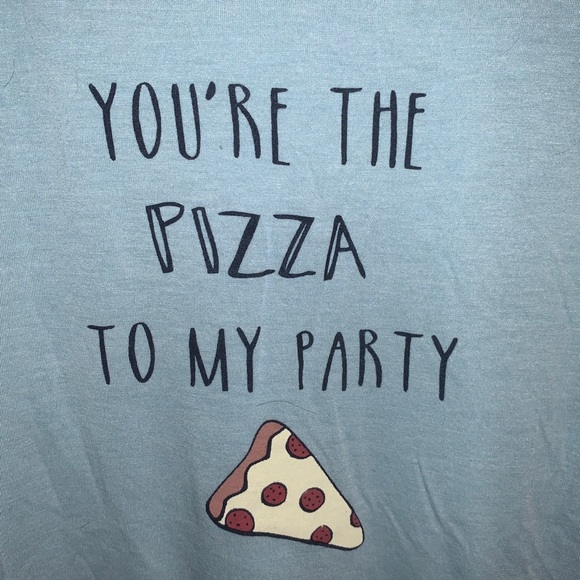 YOU’RE THE PIZZA TO MY PARTY 🎉 NWT MAKE+MODEL NIGHTSHIRT XL - Picture 3 of 11